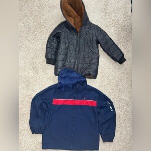 Tommy Hilfiger Kids Jacket Set - Black and Navy with Red